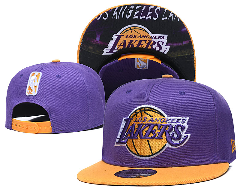 2020 NBA Los Angeles Lakers hat->nba hats->Sports Caps